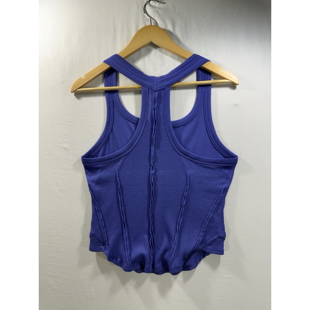 FP Movement Purple Women's Sz XL Mind Over Matter Racer Back Tank Top Summer - Picture 2 of 7